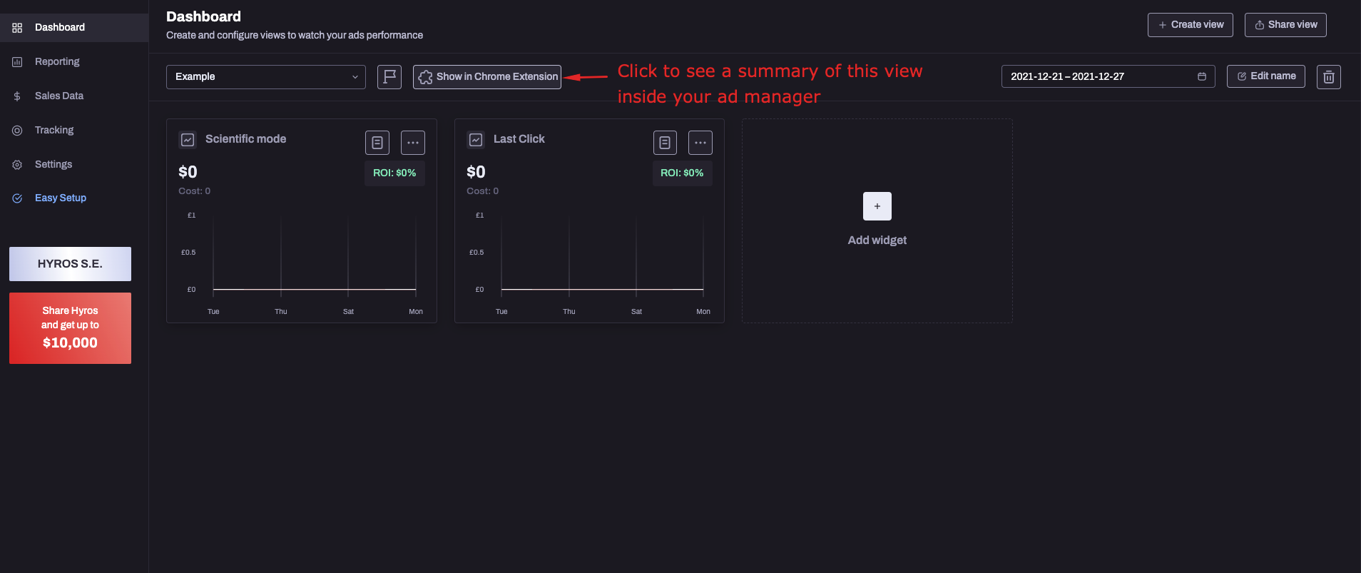 Setting Up and Using The HYROS Chrome Extension Hyros Documentation